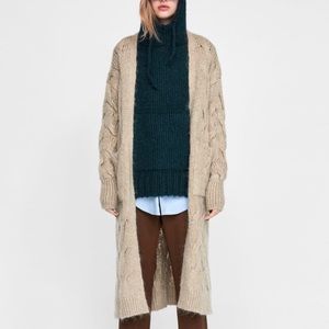 Zara knit coat
